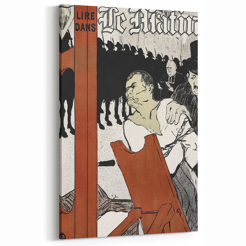 Bold Wall Art - Au Pied de l’Échafaud by Henri de Toulouse-Lautrec