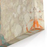 Modern Figurative Wall Art - Elegant Abstract Woman in Pastel Hues