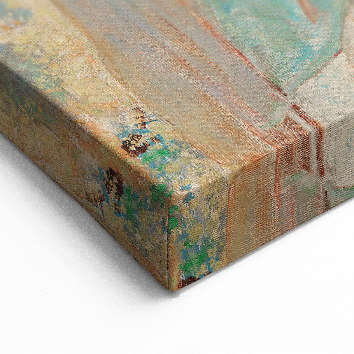 Modern Figurative Wall Art - Elegant Abstract Woman in Pastel Hues