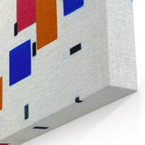 Modern Abstract Wall Art - Geometric Color Blocks Composition