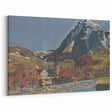 Expressionist Art Landscape – Abstract Mountain View Wall Decor