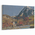 Expressionist Art Landscape – Abstract Mountain View Wall Decor