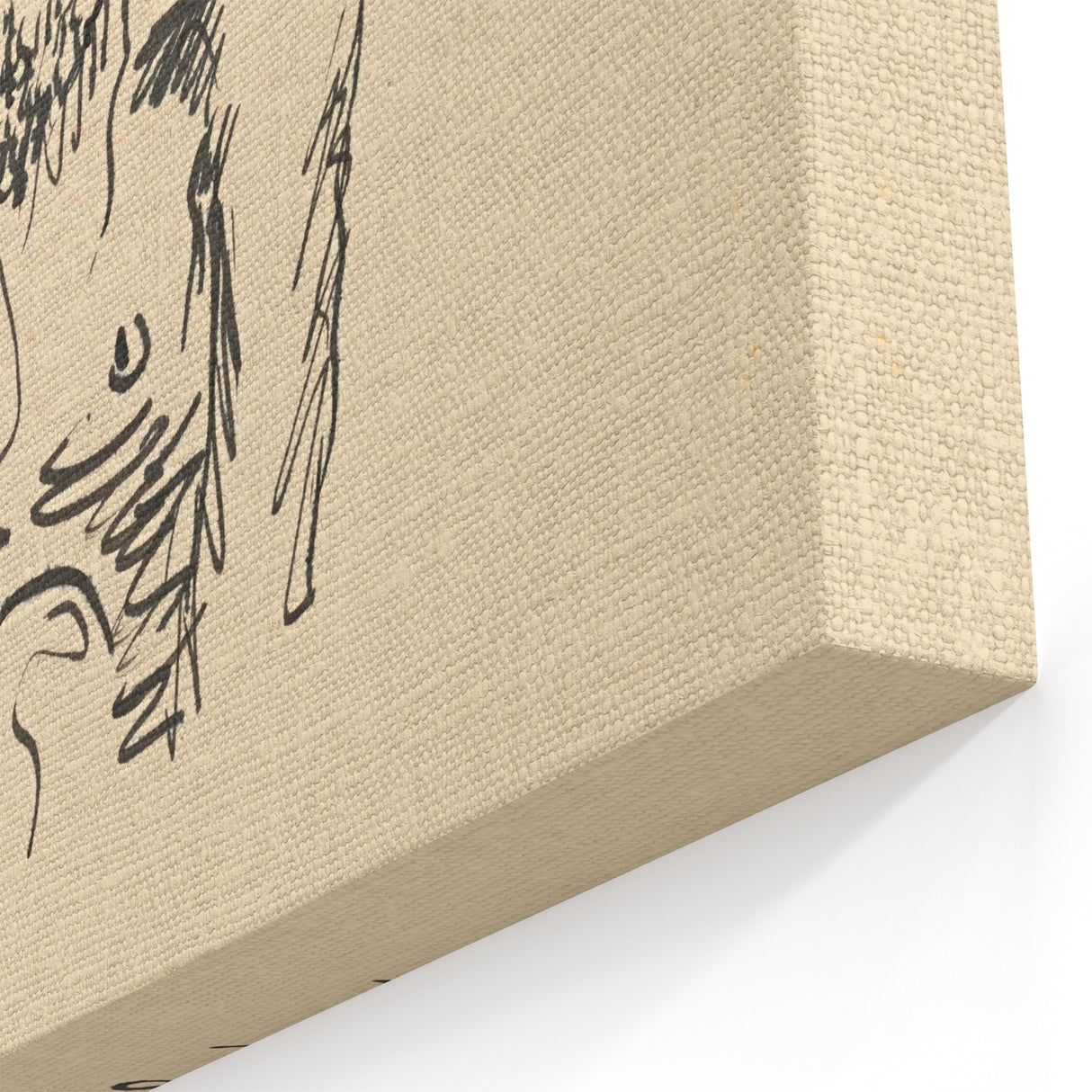 Expressionist Sketch of Christ – Black and White Wall Art