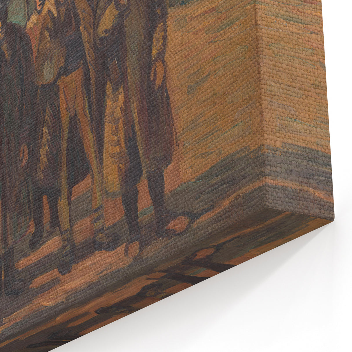 Expressionist Soldiers Scene – Bold Historical Wall Art