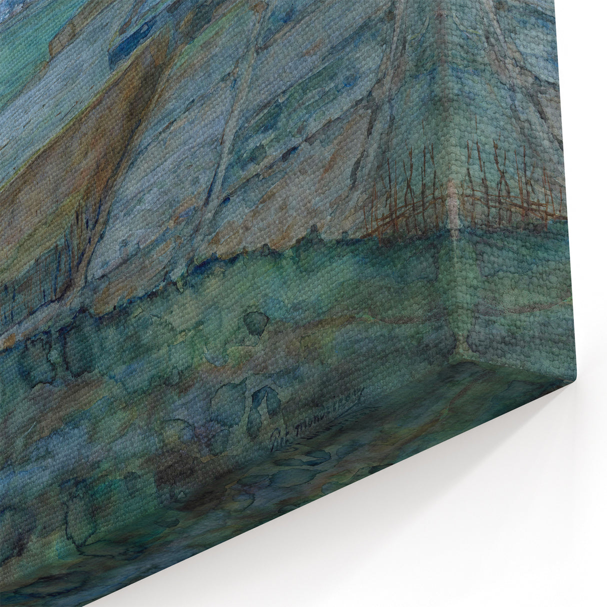 Modern Landscape Art - Abstract Scenic Wall Decor for Homes