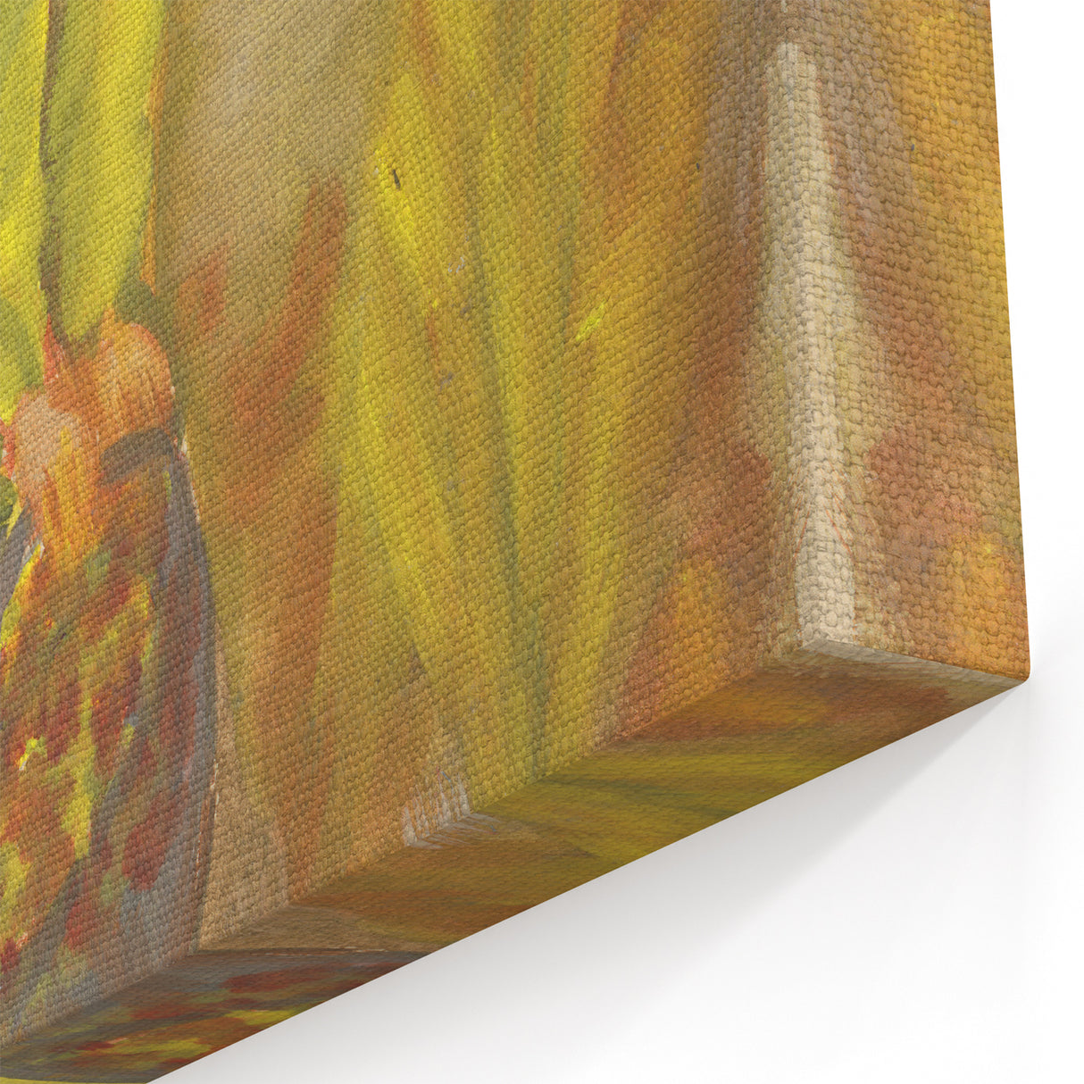Expressionist Woman with Basket – Vibrant Figurative Wall Art