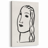 Expressionist Art - "Woman's Head" by Leo Gestel - Minimalist Portrait