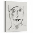 Expressionist Art - "Woman's Head" by Leo Gestel - Charcoal Portrait