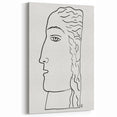 Expressionist Art - "Woman's Head" by Leo Gestel - Elegant Line Drawing