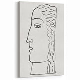 Expressionist Art - "Woman's Head" by Leo Gestel - Elegant Line Drawing