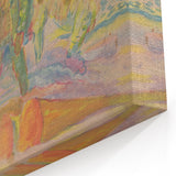 Expressionist Art - Weighing Wood by Weisz-Kubínčan - Vibrant Masterpiece