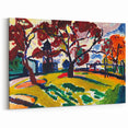 Expressionist Art - Winds by Henry Lyman Sayen - Colorful Landscape