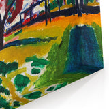 Expressionist Art - Winds by Henry Lyman Sayen - Colorful Landscape