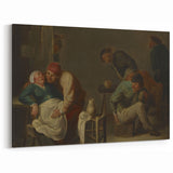 Baroque Rustic Tavern Scene - Classic Art Print with Historical Charm