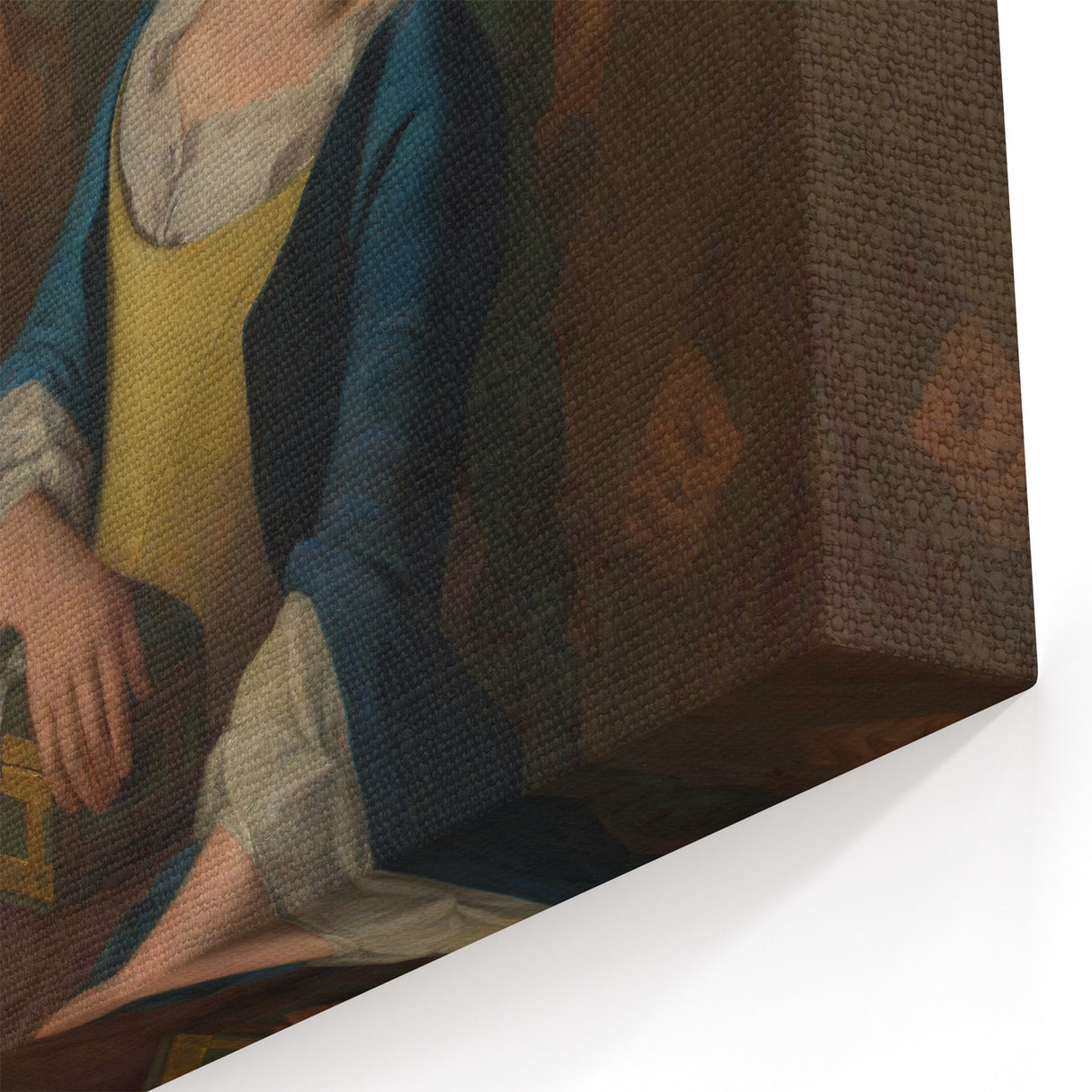 Baroque Art Scene of Rest and Reflection - Classic Wall Art Print