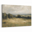 Golden Countryside Landscape Wall Art - Serene Nature Decor