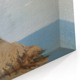 Coastal Cliffside Landscape Wall Art - Nature-Inspired Home Decor