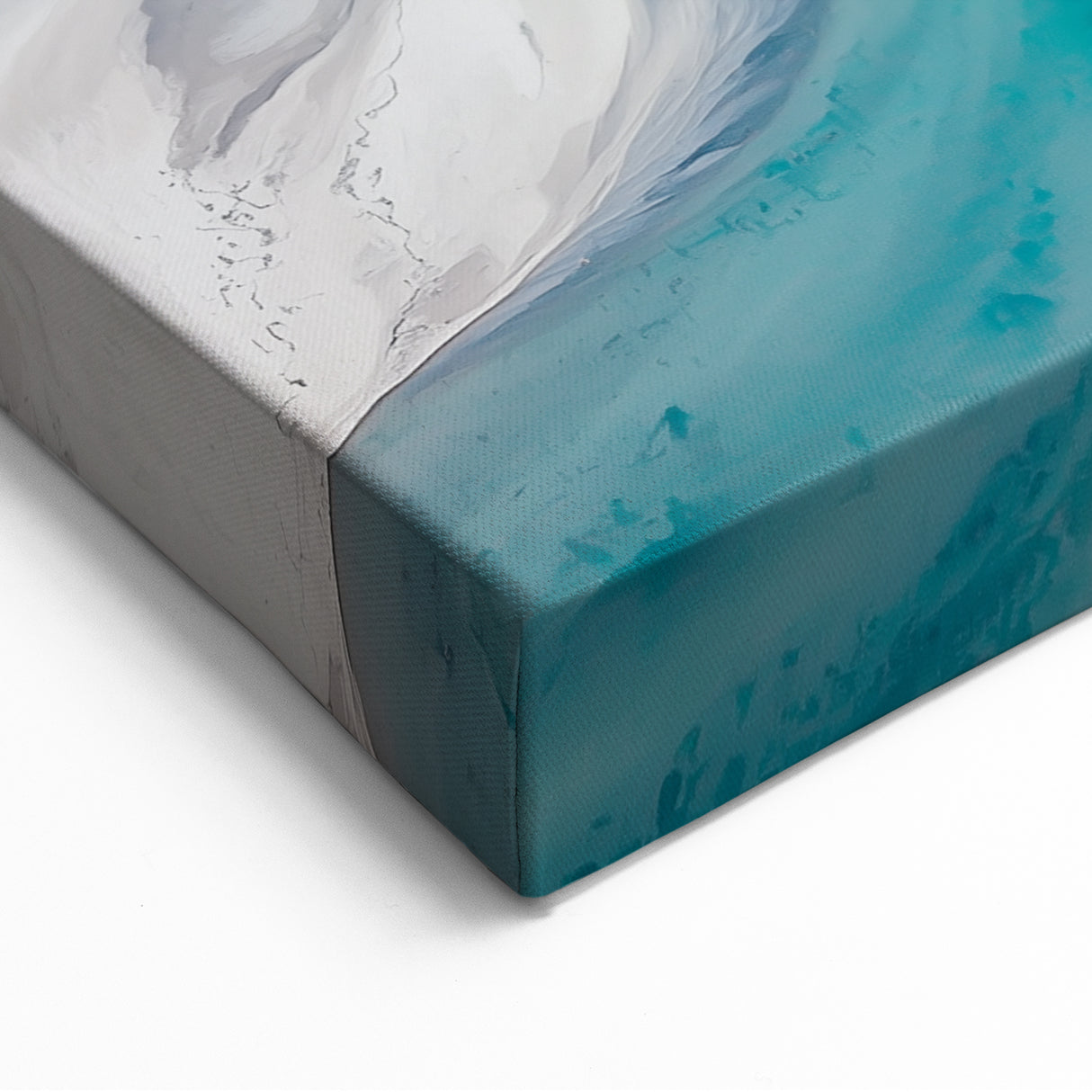 Scenic Dune Photography - Serene Aqua Streams in Desert Landscape