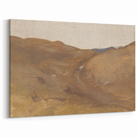 Modern Earth Tones Landscape - Abstract Minimalist Wall Art
