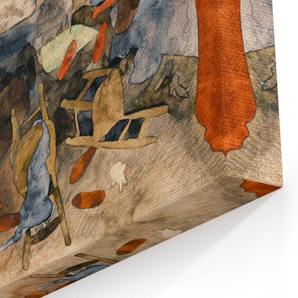 Modern Expressionist Art - Abstract Dramatic Scene Wall Decor