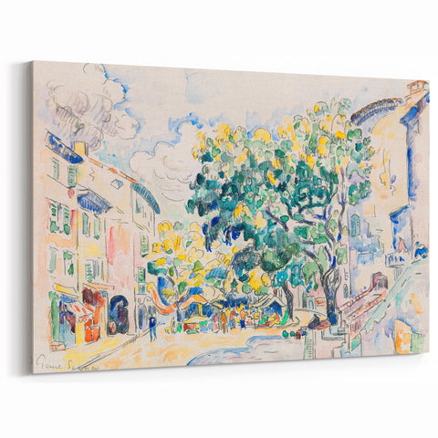 Modern Cityscape Art - Vibrant Antibes Wall Decor