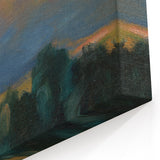 Modern Wall Art of Majestic Mountain Landscape - Abstract Decor