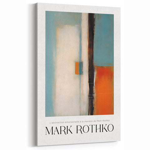Mark Rothko Wall Art - Modernist Abstract Canvas Print