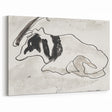 Modern Wall Art of Abstract Cow Illustration - Minimalist Modern Design