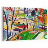 Modern Wall Art of Vibrant Abstract Landscape - Contemporary Design
