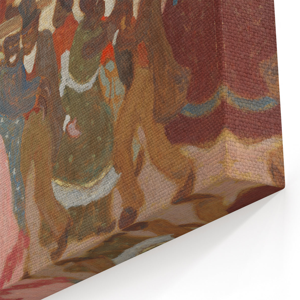 Modern Wall Art of Vibrant Dance Celebration - Abstract Contemporary Style