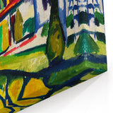 Modern Wall Art of Colorful Abstract Architecture - Bold Contemporary Style