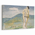 Modern Wall Art of Abstract Pilgrim Scene - Minimalist Contemporary Style