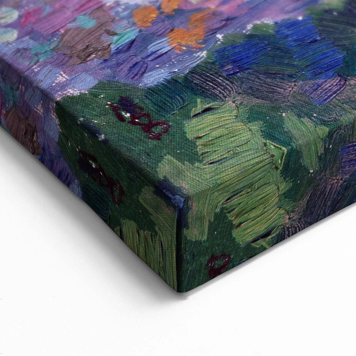 Modern Wall Art of Vibrant Ocean Coast - Abstract Contemporary Style