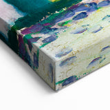 Modern Wall Art of Vibrant Bridge Scene - Abstract Contemporary Style