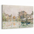 Modern Wall Art of Parisian Bridge Scene - Abstract Contemporary Style