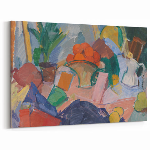 Modern Wall Art of Abstract Still Life with Oranges - Contemporary Style