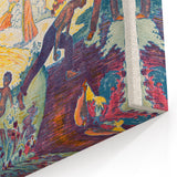 Harmonious Gathering - Modern Abstract Wall Art for Trendy Spaces