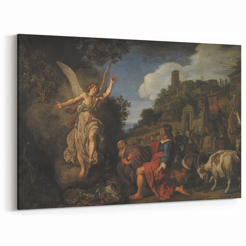 Baroque and Rococo Wall Art - Angelic Encounter - Classic Art Print