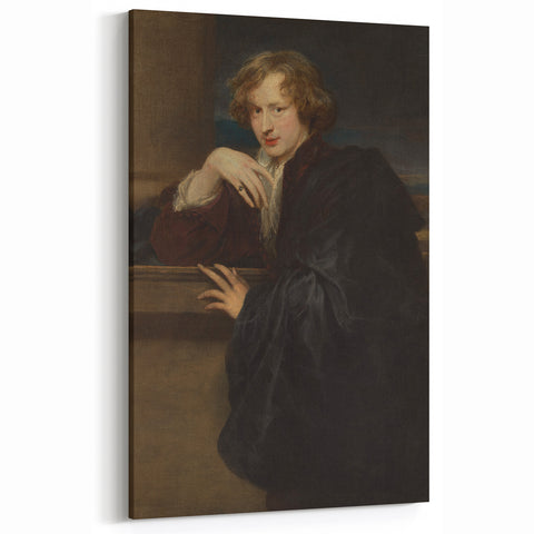 Baroque Portrait of Elegance - Classic Antique Art Print
