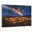 Desert Landscape Art - Dunes and Starry Night Sky Scenic Photography