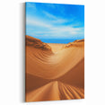 Coastal Dune Art - Scenic Desert Photography with Ocean Views