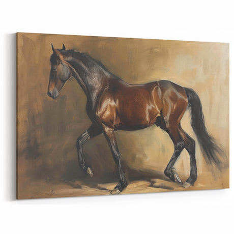 Majestic Stallion Artwork - Animal Canvas Prints for Home Decor