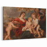 Baroque and Rococo Wall Art - The Holy Family with Angels - Print