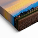 Fields Landscape Acrylic Prints - Lone Tree with Vibrant Sky Art