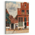 Baroque Cityscape Wall Art - Rustic Brick Architecture in Sunlight