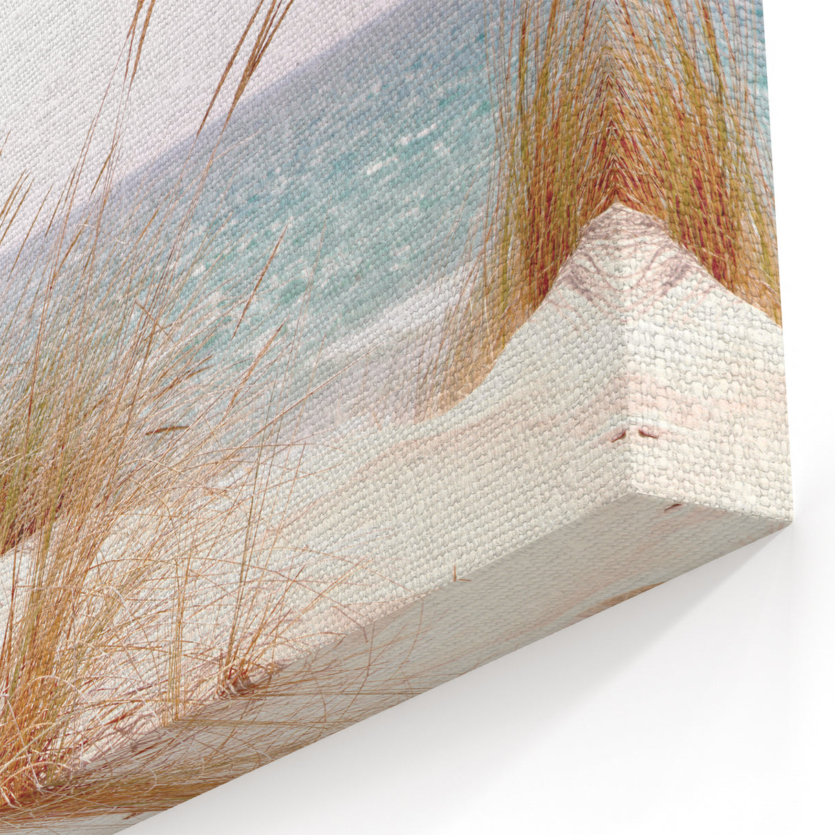 Coastal Retreat Canvas - Serene Beach Grass Wall Art for Summer Decor