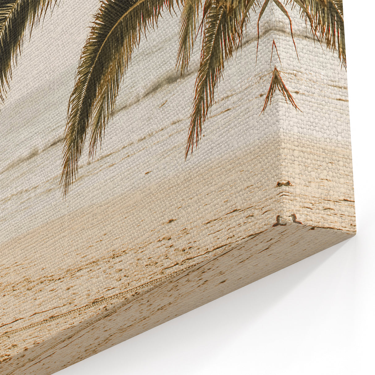 Tropical Beach Canvas - Palm Tree Wall Art for Summer Vibes