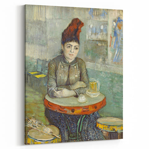 Impressionist Wall Art - Agostina Segatori in Café by Van Gogh