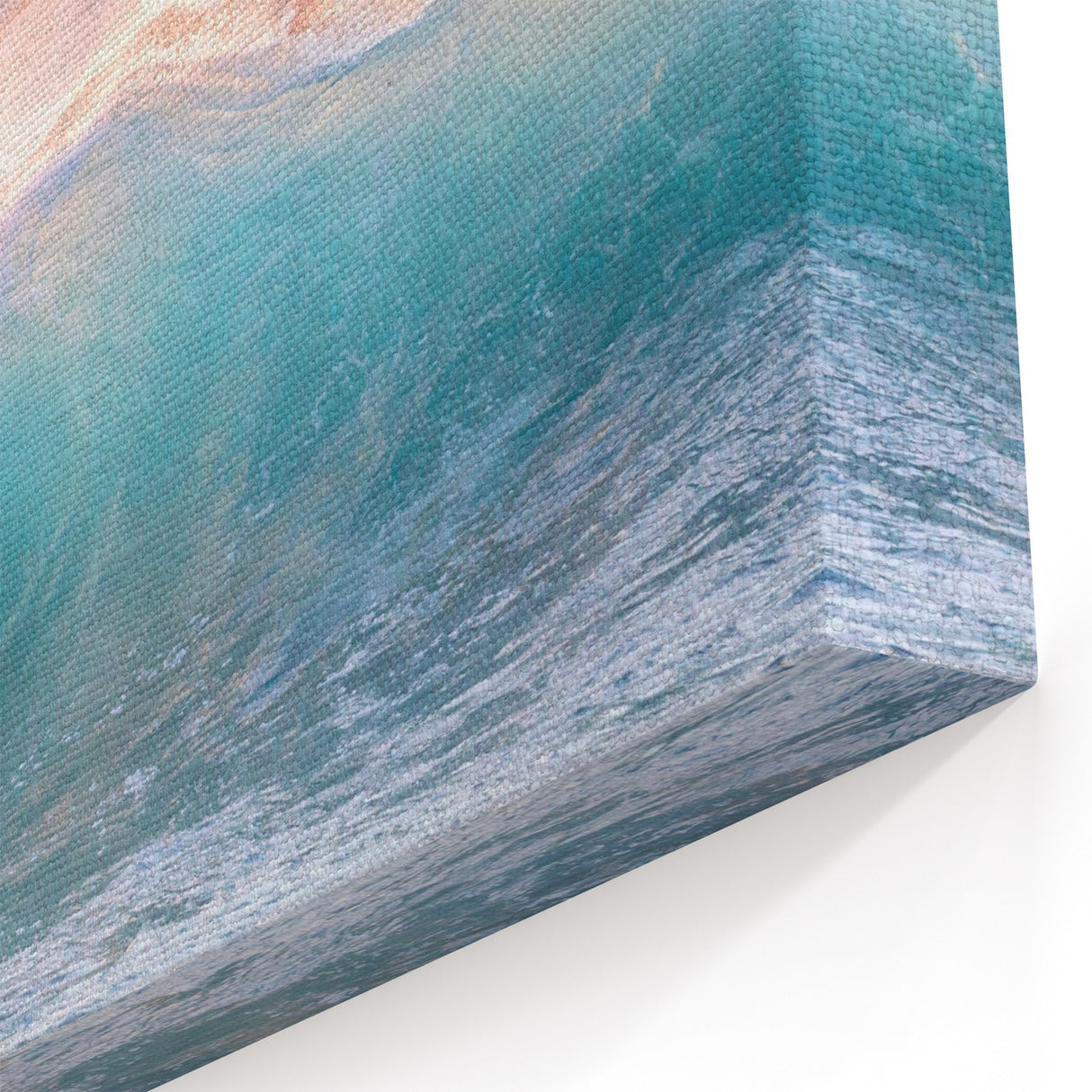 Sunset Ocean Waves Canvas - Vibrant Coastal Wall Art for Summer