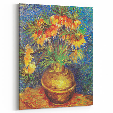 Impressionism Wall Art - Imperial Fritillaries in Vase by Vincent van Gogh